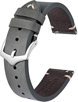 Men's Watch Bands, Hand-Stitched Leather Watch Straps, Quick Release, 18mm 19mm 20mm 21mm 22mm