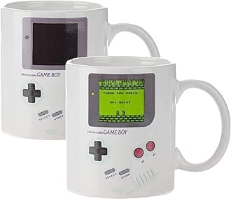 Paladone Gameboy Heat Changing Coffee Mug - Gift for Gamers, Fathers, Coffee Enthusiasts