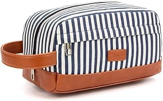 BosiduHanging Travel Toiletry Bag,Large Capacity Cosmetic Travel Toiletry Organizer for Women with 4 Compartments & 1 Sturdy Hook,Perfect for Travel/Daily Use/Christmas, s-Blue