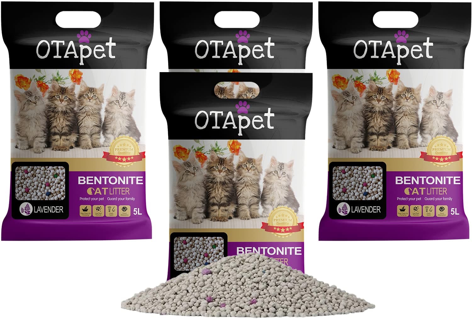 cat litter 20L 18kg - Lavender