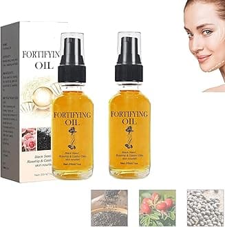 Castor Oil Black Seed Oil Rosehip Oil Face Serum - Lilinas Castor Oil Black Seed Oil Rosehip,Organic Natural Face Oil Anti-Aging Serum Natural Skincare - Nourishing - Makes Skin Behave (2 Pcs)