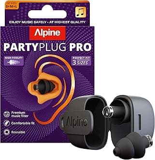 Alpine PartyPlug Concert Ear Plugs - Noise Reduction Ear Plugs for Party, Con...