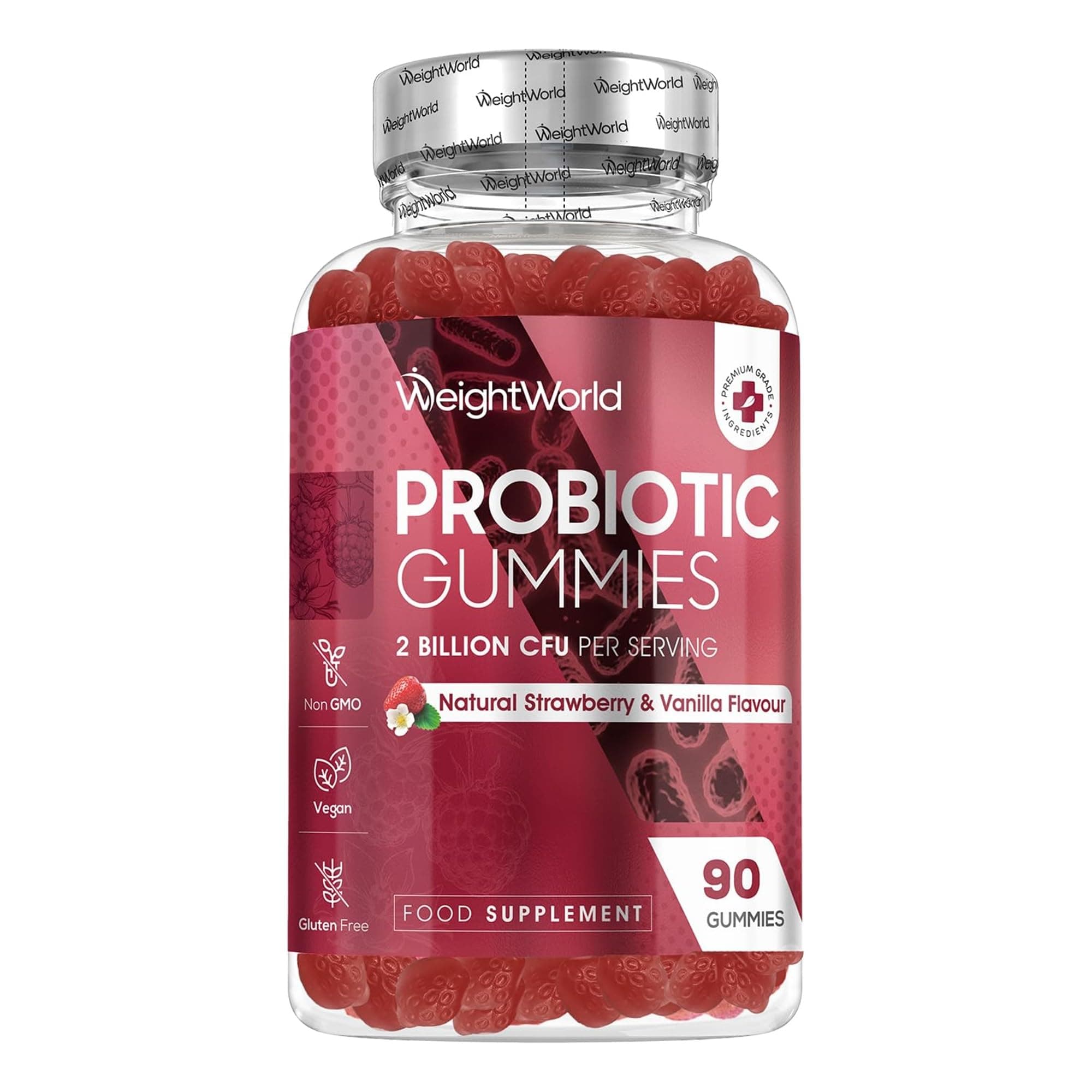 WeightWorld Probiotic 5 Billion 90 Gummies