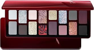 16 Color Gothic Eyeshadow Palette, Duo Chrome Pressed Powder with Ultra-Pigmented Formula, Long-Lasting Dark Makeup Kit - 09 Floating Life