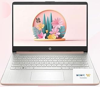 HP 14 Ultrabook • Back to School Limited Edition w/Microsoft 365 • Intel 4-Core CPU • 8GB RAM • 1.6TB Storage (128GB OnBoard w/ 512GB Portable Drive + 1TB OneDrive) • Rose Gold • Win 11