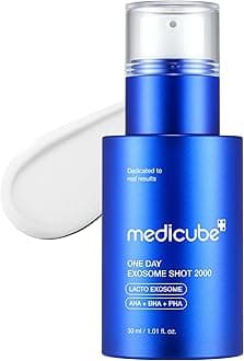 Zero Exosome Shot 2,000 PPM Spicule Facial Serum | Liquid Booster Serum | Exosome, AHA+BHA+PHA | Pore Care, Dead Skin Cells, Skin Texture | Korean Skin Care 1.01 fl.oz