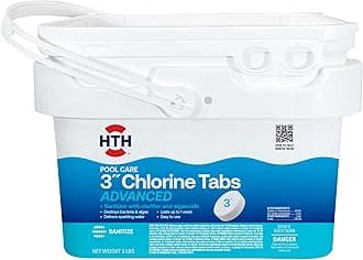 42052 Swimming Pool Care 3" Chlorine Tabs Advanced, Swimming Pool Chlorinating Sanitizer, 5lb