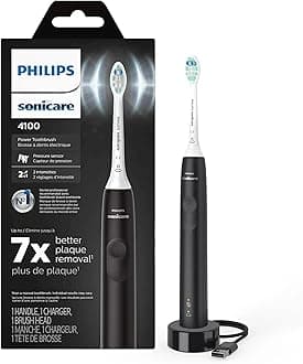 Philips SonicareProtectiveClean 4100 Rechargeable Electric Toothbrush Packaging May Vary, White, 1 Count