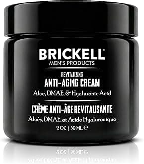 - Brickell Men's Revitalizing Anti-Aging Cream For Men, Natural and Organic Anti Wrinkle Night Face Cream To Reduce Fine Lines and Wrinkles, 2 Ounce, Unscented