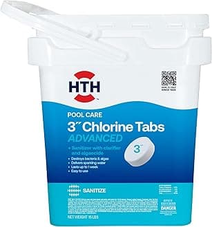 42054 Swimming Pool Care Super 3" Chlorinating Tablets, 15 lbs