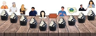 Festiko®Friends Birthday Party Decorations- Friends Party Decorations,Birthday Party Supplies-10 Pcs Cupcake Topper