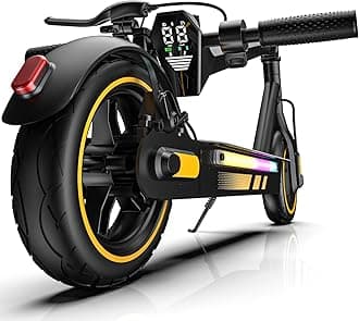 Electric Scooter for Adults, 15Ah Battery 28 Miles Range, 600W Motor, 10" Tires, Folding E Scooter with Drum Braking System, Smart APP Control