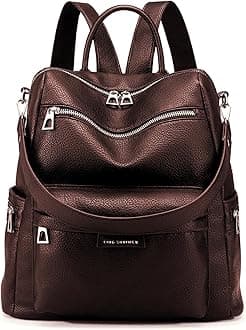 Leather Backpack for Women Elegant Backpack Purse Ladies Leather Shoulder Fitting Rakhi Gift for Sister, Mother Bhabhi