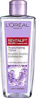 Revitalift Filler,+ Hyaluronic Acid Face Toner, Anti-Aging Cleansing, Replumps Skin & Fine Lines, Smoothed & Hydrated for Younger-Looking, Rehydrated & Refreshed Skin