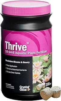 CrystalClear Thrive - 10-14-8 Aquatic Plant Fertilizer - 200 Tablets