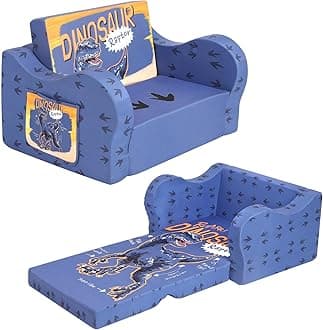 MOMCAYWEX T-Res Kids Sofa, 2-in-1 Kids Couch Fold Out, Convertible Sofa to Bed for Girls and Boys