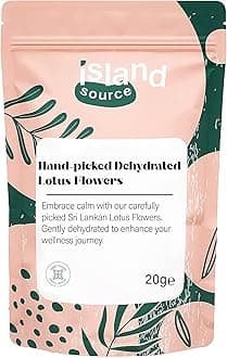 Premium Dehydrated Lotus Flower 20g – Island Source Herbal Tea with Lotus Flowers