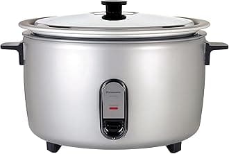 Panasonic Commercial Electric Rice Cooker, 208V Extra-Large Capacity 80-Cup (Cooked), 40-Cup (Uncooked) with One-Touch Operation - SR-GA721L - Silver