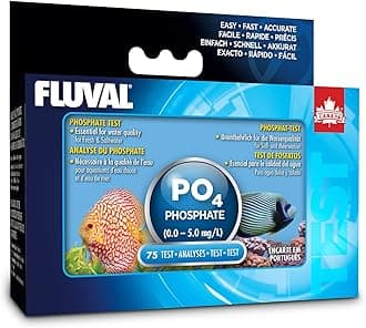 Fluval Phosphate Test Kit for Aquarium Water, Freshwater & Saltwater Fish Tank Test
