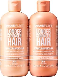 Shampoo and Conditioner Set For Dry & Damaged Hair — Moisture Locking, Breakage Reducing, Colour Protecting - Enriched with Vitamin B5, Almond Oil & Fig Extract - Silicone Free UK Made