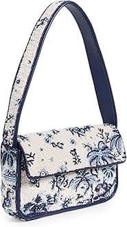 STAUD Women's Tommy Beaded Bag, Toile De Pup, One Size