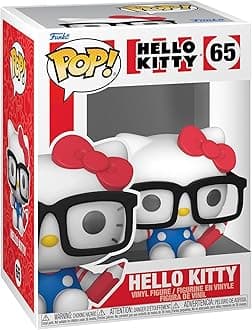 POP! Sanrio: Hello Kitty - Hello Kitty Nerd - Collectable Vinyl Figure - Gift Idea - Official Merchandise - for Kids & Adults - Anime Fans - Model Figure for Collectors and Display