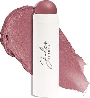 Julep Skip The Brush Cream to Powder Blush Stick - Muted Mauve - Blendable and Buildable Color - 2-in-1 Blush and Lip Makeup Stick