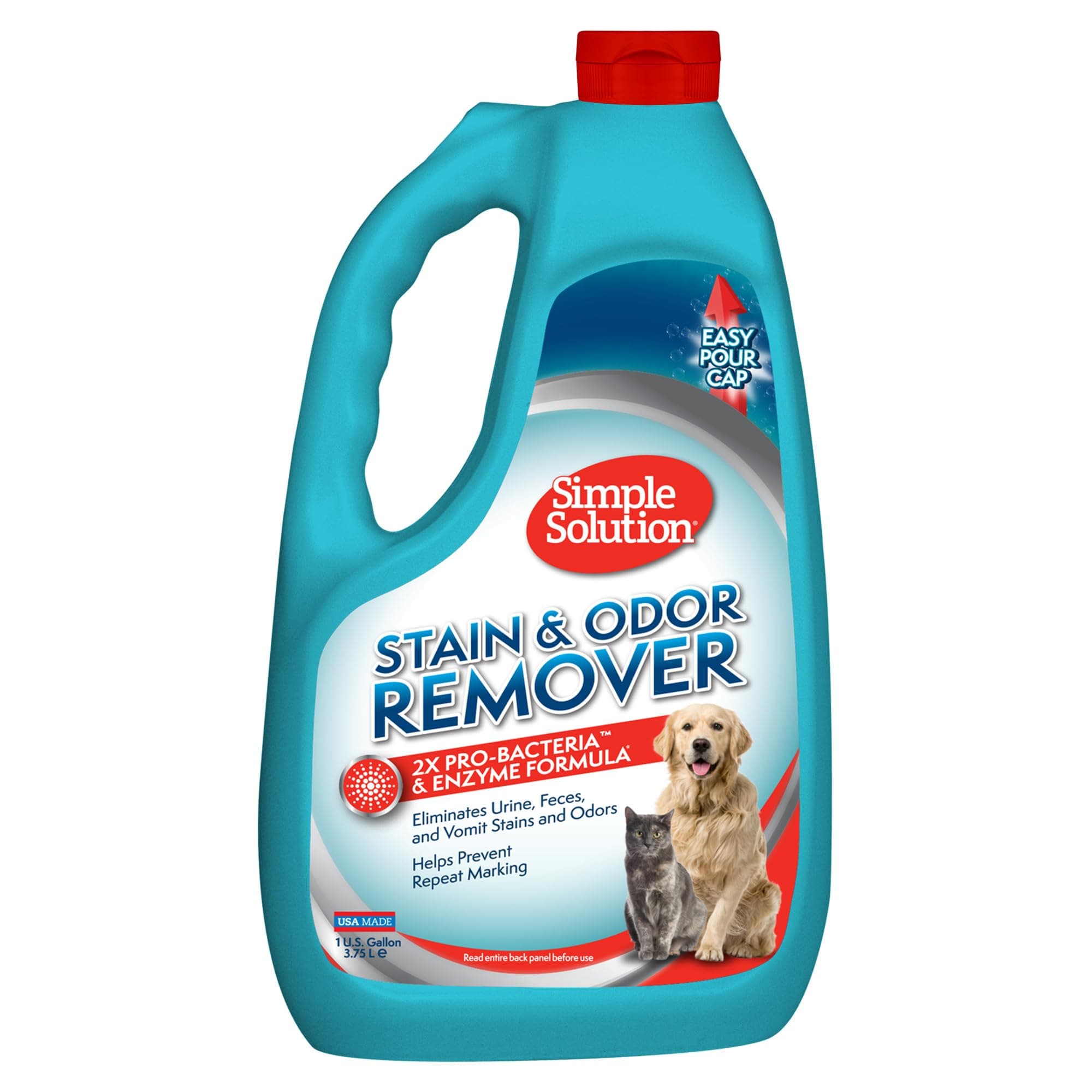 Simple Solution Stain & Odor Remover, 1 Gallon Refill