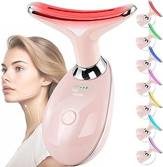 Doset Rain Smaller MMAA S135 Facial Massager, Pink, 3 Modes & Heating, Portable, Easy to Use, Improves Skin Elasticity