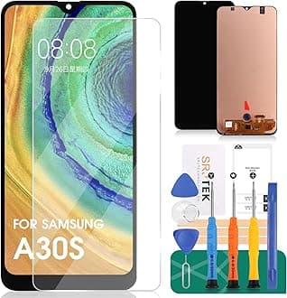 OLED Screen Replacement for Samsung Galaxy A30S 2019 A307 SM-A307F A307FN A307G A307GN 6.4" LCD Display Touch Digitizer Assembly (with Fingerprint Function)