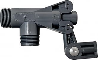 Kerick Valve PS125SS PVC Float Valve, Standard Mount, 124 gpm at 50 psi, 1-1/4" NPT Male