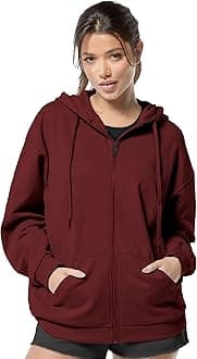 FUNKY MONKEYWomen's Cute Hoodies Teen Girl Winter Jacket Sweatshirts Casual Drawstring Clothes Zip Up Hoodie with Pocket