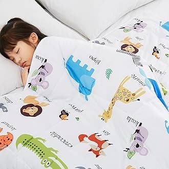 Topcee Weighted Blanket (3lbs 36"x48") Heavy Blanket, Weighted Blanket Cooling Blanket for Sleeping Perfect for 20-40 lbs,Throw Size Breathable Blanket with Premium Glass Bead