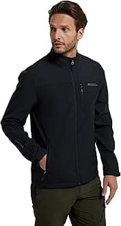 Mountain WarehouseGrasmere Mens Softshell Jacket -Breathable Raincoat