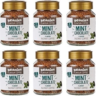 Beanies Mint Chocolate Flavour Instant Coffee 50g, 6 Pack