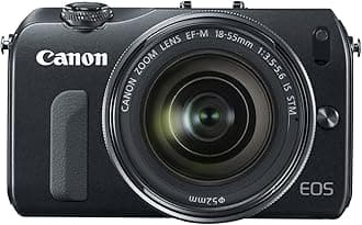 Canon EOS M 18.0 MP Compact Systems Camera with 3.0-Inch LCD and EF-M18-55mm is STM Lens