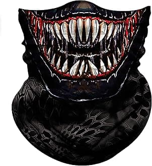 Neck Gaiter Face Mask Bandana for Dust Wind Sun Protection for Men Women