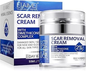 Scar Removal Cream - 2022 Upgraded Advanced Scar Treatment Gel for Surgical Scars, Acne Scars, C-Section, Burns, Stretch Marks - for Old and New Scars