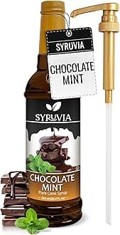 Holiday Syrup Chocolate Mint - 25.4oz - Flavor Holiday Gift Set, Gluten-Free, Kosher With Pump