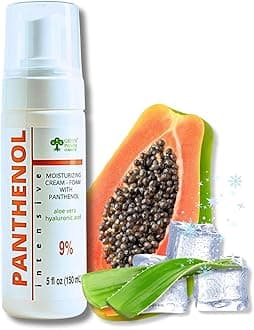 - 9% Panthenol Foam for Instant Redness Relief - Skin Barrier Repair with Aloe Vera & Hyaluronic Acid | Post Acne, Procedures, After Tattoo Care & Hair Transplant Spray | Safe for Baby & Sensitive Skin