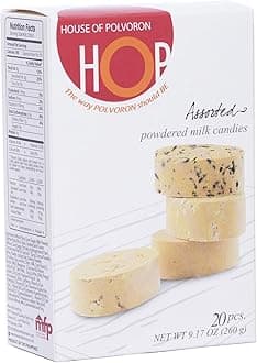 House of Polvoron powdered milk candies, Assorted, 260g