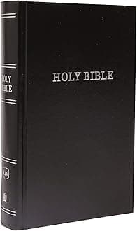 KJV, Pew Bible, Large Print, Hardcover, Black, Red Letter, Comfort Print: Holy Bible, King James Version