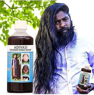 Neelambari Ayurvedic Hair Care Adivasi Herbal Hair Oil Made By Pure Adivasi Ayurvedic Herbs, 500Ml