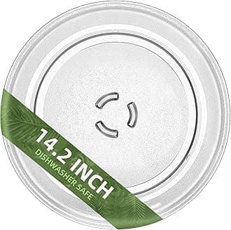 14.2" Microwave Glass Plate for Whirlpool W10818723 Microwave Plate Replacement Microwave Glass Plate for KitchenAid, Maytag 14 1/8 Microwave Glass Turntable 4375274 4252778 461967720541