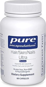Pure Encapsulations Hair/Skin/Nails Ultra Advanced Beauty Supplement - Biotin & Collagen Supplement for Healthy Hair, Strong Nails & Youthful Skin Support* - 60 Capsules