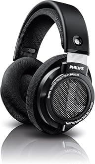 Philips Audio Philips SHP9500 Hifi Precision Stereo Over-Ear Headphones (Black)