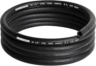 EVIL ENERGY 1/2 Fuel Hose Line Push Lock NBR Rubber SAE 30R7 10FT 300PSI