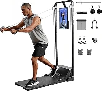 Speediance Gym Monster Smart Home Gym, Multifunctional Strength Training Machine, Smith Machine Power Cage Workout Station, Squat Rack Cable Machine, Full Body Fitness Equipment for Home Workout