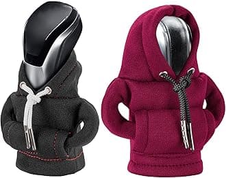 Gear Shift Hoodie Cover, Universal Shift Knob Hoodie, Mini Hoodie for Car Shifter, Automotive Interior Cute Gadgets, Car Accessories and Decorations