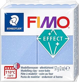 STAEDTLER 8020-386 ST 8020-386 - Fimo Effect Normalblock, 57 g, blau-achat